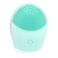 Mini Electric F-acial Cleansing Brush Machine Pore Cleaning Sonic Face Cleansing Tool IPX5 Water Resistance/ Adjustable