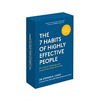 Sách - The 7 Habits of Highly Effective People : 30th Anniversary Card Deck by Stephen R. Covey (US edition, paperback)