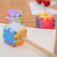 Gọt bút chì Khối Ghép Hình độc đáo - Gọt bút chì văn phòng phẩm tiện dụng cho bé