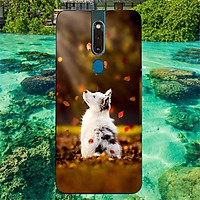 Ốp điện thoại dành cho máy Oppo F11 Pro - Chó và mùa thu MS ADV006
