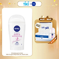 Sáp Ngăn Mùi NIVEA Extra Whitening Trắng Mịn Mờ Vết Thâm (40ml) - 82896