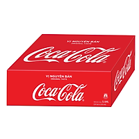 Thùng 24 lon nước ngọt Coca Cola Sleek 235ml - 02092