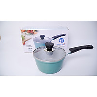 Quánh Orsay size 18cm Xanh pastel Chống dính, tráng sứ, vân đá - Nhập khẩu korea