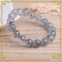 Vòng Tay Đá Th.ạch Anh Tóc Đen Cao Cấp