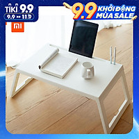Bàn Xếp Xiaomi Youpin Jiezhi Bằng PP Nhẹ Với Ngăn Để Máy Tính Bảng & Lỗ Sạc Thiết Bị