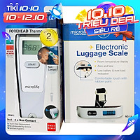 Nhiệt kế hồng ngoại đo trán Microlife FR1MF1 (Tặng kèm cân xách tay mini NS14)