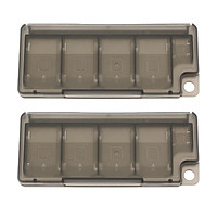 2 Pcs Game Card Holder 10 In 1 Storage Box Case For Switch