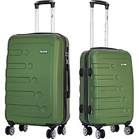 Bộ 2 vali nhựa du lịch size 20 + 24inch TRIP P16 - Xanh Rêu