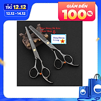 KÉO CẮT TÓC ( 1 BỘ) 6.0 INCH JAPAN Kéo Cắt Sắc Bén Không Gỉ Cao Cấp