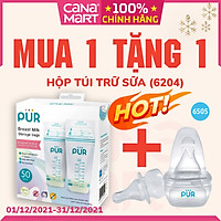 Hộp túi trữ sữa Pur cho mẹ (6204)