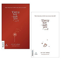 Sách - Combo 2 cuốn Tâm lý học tình yêu 1 và tâm lý học tình yêu 2