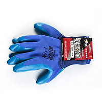Xingyu (XINGYU) Labor Insurance Gloves Natural Latex Gloves Protective Gloves Slip Wearable Work Labor Protection Gloves Excellent Nike Series A688 Blue 12 Pair L Code