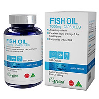Thực phẩm chức năng Bổ sung DHA cho não, cải thiện trí nhớ, tăng thị lực, sáng mắt - Fish oil 100 viên