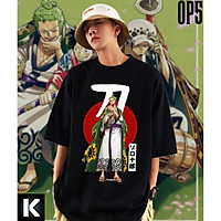 "GIÁ RẺ" áo thun one p.i.ec.e OP5 OVERSIZE UNISEX (2 Màu ĐEN-TRẮNG) " SIÊU HOT"
