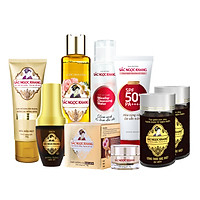 Liệu Trình Ngắn Ngừa Nám Da Chuyên Sâu Nước Tẩy Trang 145ml Sữa Rửa Mặt 50g Nước Hoa Hồng 145ml Serum Dưỡng Trắng 20ml Kem Dưỡng Da Ban Đêm 10g Kem Chống Nắng 50g 2 Lọ Viên Uống Sắc Ngọc Khang ++ Dưỡng Da Sáng Căng Mịn Chống Lão Hóa Và Bảo Vệ Da Tạm Biệt Tàn Nhang Xua Tan Vết Nám
