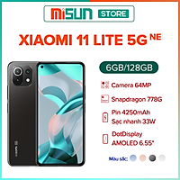 Điện Thoại Xiaomi 11 Lite 5G NE 6GB 1 128GB - Hàng Chính Hãng