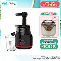 Máy ép trái cây Tefal/ Máy ép chậm Tefal ZC150838 - Công suất 150W - Dung tích 0.8L - Ống dẫn kích thước lớn - Giữ trọn dinh dưỡng - Hàng chính hãng