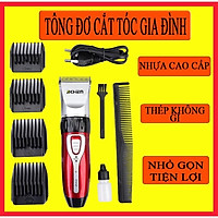 Tông Đơ Cắt Tóc Gia Đình ICHEN JC - 0817, Tông Đơ Sạc Pin Tiện Dụng, Dễ Sử Dụng, Tặng Kèm Bộ Quà Tặng Hấp Dẫn