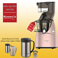 Máy ép trái cây tốc độ chậm Kuvings NS-924CBC2 (400ml) Màu hồng - TẶNG 1 CA GIỮ NHIỆT TIGER MCM-T050 - Hàng chính hãng