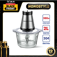 Máy Xay Thịt 2 Lưỡi Kép Nonostyle (2L) - Hàng Chính Hãng