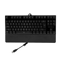 Bàn phím chơi game cơ có đèn nền Blue Switch 87 Phím đen