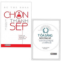 Combo sách quản trị , lãnh đạo hay : Chọn thành sếp + Tỏa sáng nơi công sở - Tặng kèm bookmark PD books