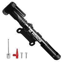 Bicycle Pump 100PSI Bike Air Pump Presta & Schrader Valves Tire Tube Inflator with Multifunction Ball Needle Bike Tire