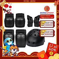 Bộ bảo hộ trượt patin gồm 4 món, bảo hộ tay, gối, khuỷu tay và chuyên nghiệp giúp bảo vệ an toàn khi chơi, tránh chấn thương Cleacco, chất liệu nhựa ABS cao cấp , Hàng Chính Hãng