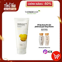 Sữa Rửa Mặt Làm Sáng Da The Face Shop Daily Herbal Lemon Foam Cleanser 170ml