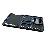 Car Anti Slip Mat Silicone Temporary Parking Card Number Plate Anti-Shake Mount Holder Pad Stand for Cell Phones Aromatherapy GPS
