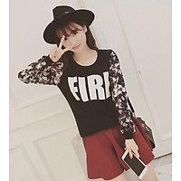 Áo thun tay dài hoa fire Mã: AX2704