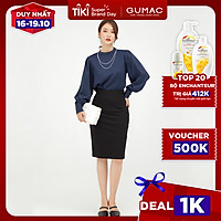 Áo kiểu tay dài phụ kiện AB556 GUMAC