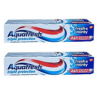 Combo 2 Kem Đánh Răng Aquafresh Fresh & Minty (100ml)