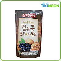 Gói Sữa Đậu Đen, Óc Chó, Hạnh Nhân Sahmyook Foods 195ml