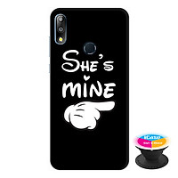Ốp lưng điện thoại Asus Zenfone Max Pro M2 hình She'S Mine tặng kèm giá đỡ điện thoại iCase xinh xắn - Hàng chính hãng