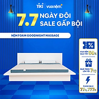 Nệm Foam Goodnight Massage Nhật Bản êm ái, thoáng mát, mềm mại, nâng đỡ cơ thể tối ưu