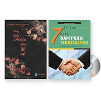 Combo 2 sách: Trung Quốc 247: Góc nhìn bỡ ngỡ (Song ngữ Trung – Việt có Pinyin) + Sổ tay 7 bước đàm phán thương mại + DVD quà tặng