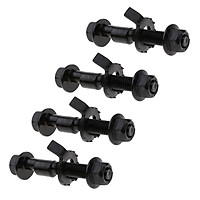 4Pcs Four Wheel Alignment Cam Bolt 12mm Eccentric Screw 12.9 Double Gasket