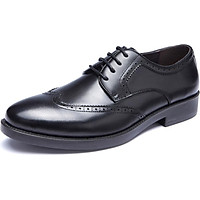 Aokang Men's Business Dress Shoes Men's Block Shoes Lace Low Shoes 173211053 Black 43 Yards