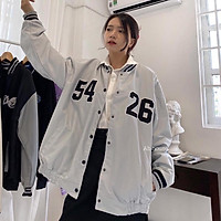Áo bomber , áo khoác kaki dù 2 lớp form rộng unisex số 54-26, Áo Khoác Dù Bomber Nam Nữ Phối Thời Trang, Kiểu Dáng Dễ Thương Chất Liệu Vải Dù 2 Lớp Cao Cấp Mẫu Mới Hot Trend, Áo Khoác Dù Nam Nữ Unisex Siêu Hot