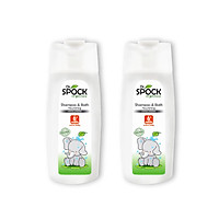 COMBO 2 Tắm gội trẻ em cho trẻ từ 6 tháng tuổi Organic Dr. Spock 6+ Chai 400ml