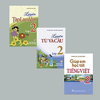 COMBO 3 CUỐN LUYỆN TỪ VÀ CÂU + LUYỆN TẬP LÀM VĂN + GIÚP EM HỌC TỐT TIẾNG VIỆT LỚP 2 </spa
