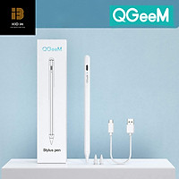 Bút cảm ứng iPad Palm Rejection dành cho iPad Pro phiên bản 2018 - 2021 (11/12.9 inch), iPad gen 6/7/8, iPad Mini 5, iPad Air gen 3/4 - QGeeM - trắng - Hàng chính hãng