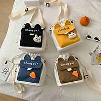 Túi tote vải mini đeo chéo vải canvas mềm đẹp giá rẻ