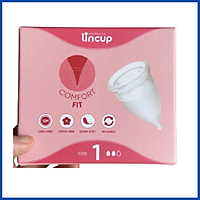 Bộ sản phẩm cốc nguyệt san Lincup + tặng kèm dung dịch vệ sinh phụ nữ Lincare Ice