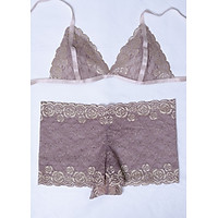 Bộ đồ lót nữ Sexy Bralette ren cao cấp R306