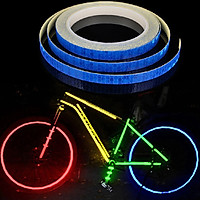 Băng Cuộn Dán Dính Đề Can (Decal) Phản Quang Dán Trang Trí Viền Thân Xe Đạp, Xe Máy, Ô tô An Toàn Ban Đêm Nổi Bật (1 cuộn 8 mét) Mai Lee