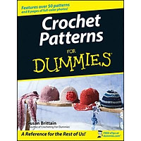 Sách - Crochet Patterns For Dummies by Susan Brittain (US edition, paperback)