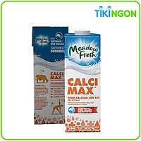 Hộp Sữa Tươi Tiệt Trùng Giàu Canxi Meadow Fresh 1L