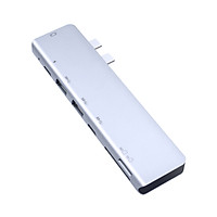 Bộ Chuyển Đổi Tc14 Hub USB Loại C 7 Trong 1 HD Cho 2 USB 3.0 / TF / Thẻ Nhớ / Pd 87w